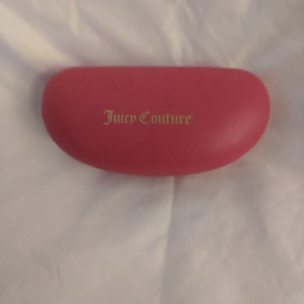 Pink Juicy Couture Large Shell Glasses Case